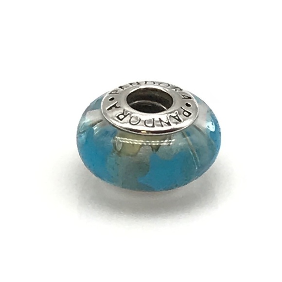 Pandora Jewelry - Pandora Blue Stars Murano Glass Charm